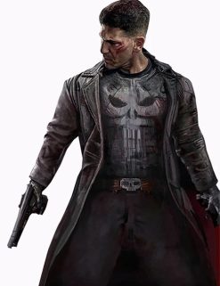 Frank-Castle-The-Punisher-Jon-Bernthal-Black-Leather-Trench-Coat