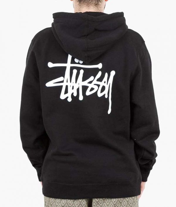 basic stüssy hoodie