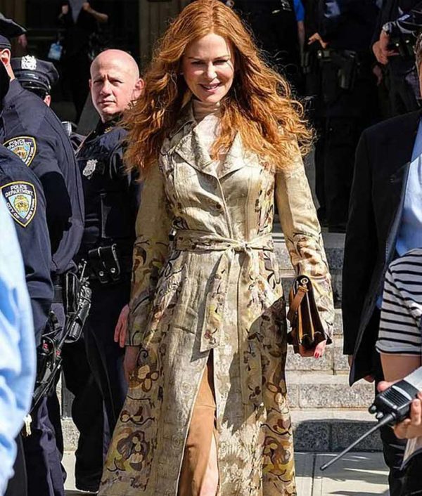 Nicole Kidman Printed Floral The Undoing Grace Fraser Coat