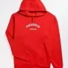 Large 4 Worldwide Red 4Hunnid Pullover Hoodie