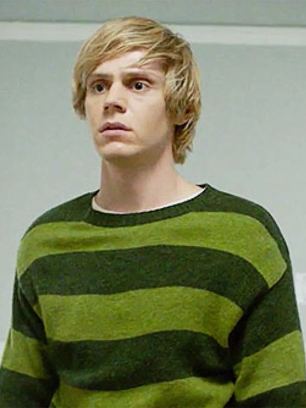 Tate Langdon Striped Sweater - American Horror Story Sweater