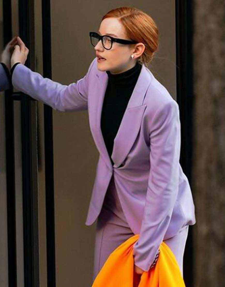 Julia Garner Inventing Anna Blazer Anna Delvey Purple Blazer