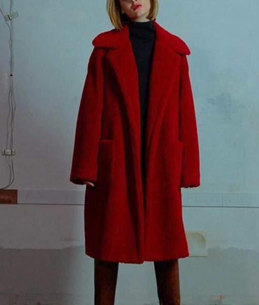 Jo Yi Seo Red Coat | Jo Yi Seo Itaewon Class Teddy Coat
