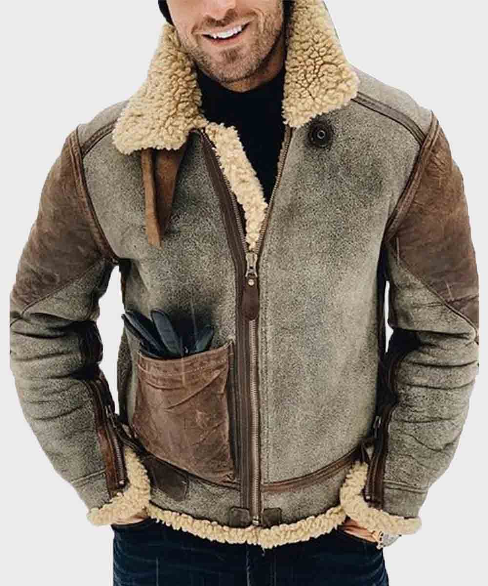 leather coat for men