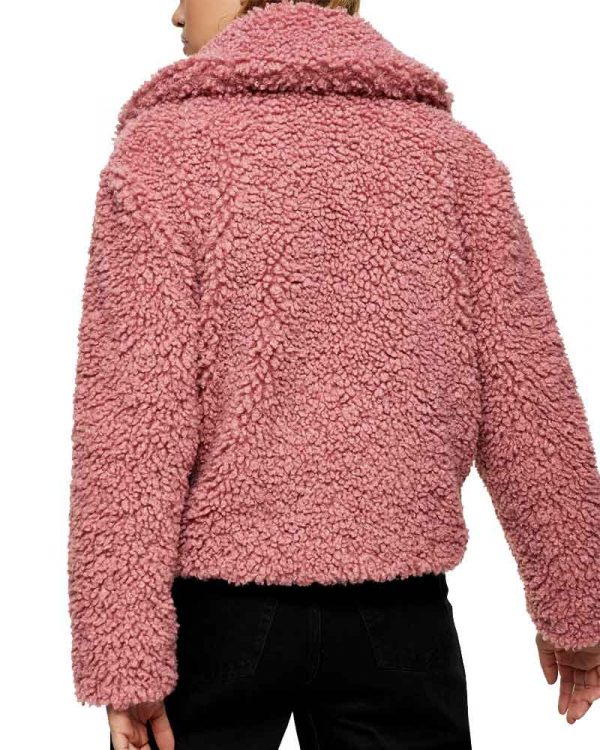 The Young and the Restless Faith Newman Pink Sherpa Jacket