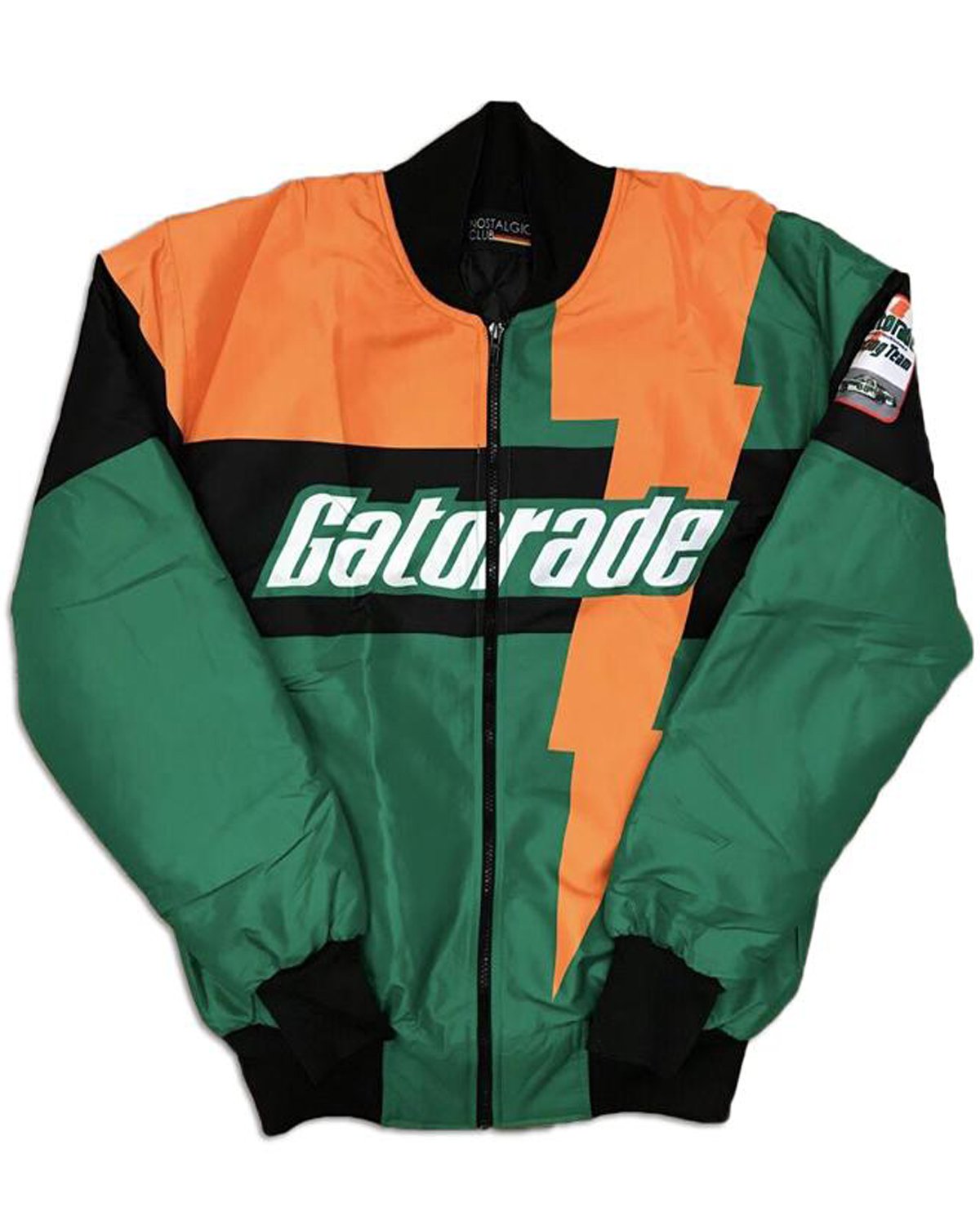 Gatorade Green Jacket Nostalgic Club Gatorade Green and Orange Jacket