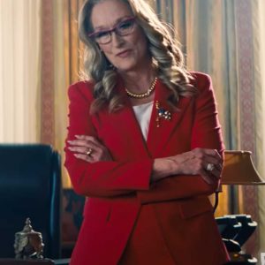 Meryl-Streep-Dont-Look-Up-Red-Blazer