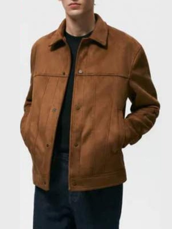 TV Series Kenan S02 Jordan Brown Suede Jacket Kenan Season 2 Jordan Brown Suede Jacket