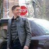 Will Hochman Blue Bloods Grey Leather Jacket