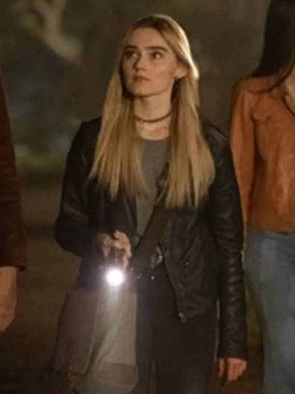 Mary Campbell The Winchesters Meg Donnelly Black Leather Jacket