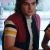 Steve Harrington TV Series Stranger Things Season 4 Blue & Red Denim Vest