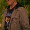 William Zabka Cobra Kai S05 Johnny Lawrence Hooded Brown Cotton Jacket