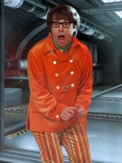 Austin Powers Orange Velvet Shirt