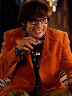 Mike Myers Austin Powers Orange Blazer
