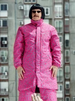 Oliver Tree Bounce 2023 Pink Print Suit