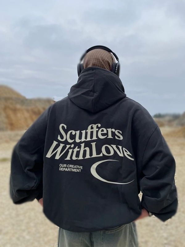 Scuffers ICONIC ロゴ フーディー 男女兼用 国内発送 送料関税込 Hoodies – Scuffers