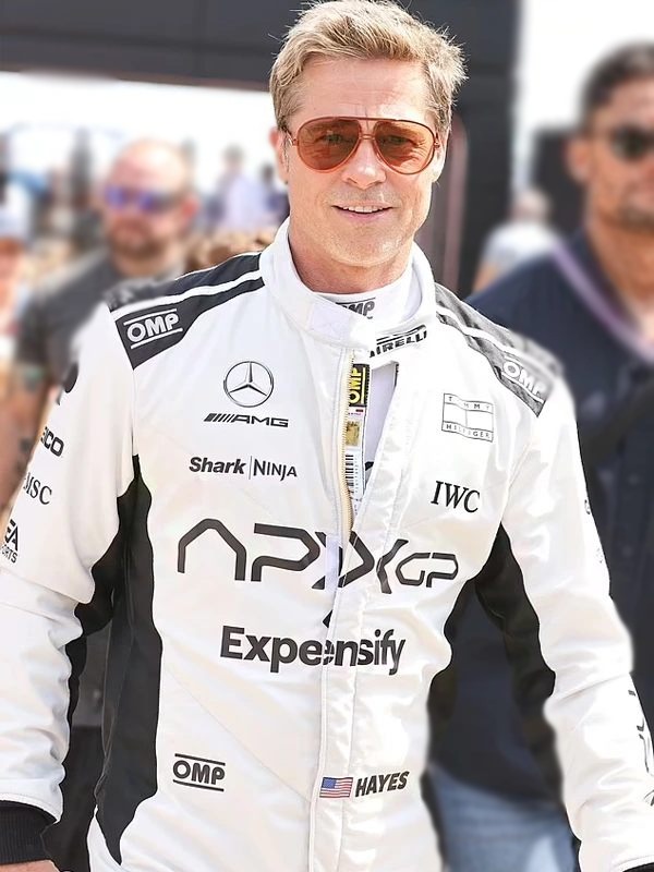 Grand Prix Brad Pitt F1 Racing White Jumpsuit Grand Prix Brad Pitt F1 Racing White Jumpsuit