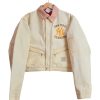 Vintage 90’s New York Yankees White Crop Jacket