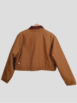 Vintage NY Yankees Brown Crop Jacket