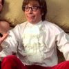 Mike Myers Movie Austin Powers White Ruffle Shirt