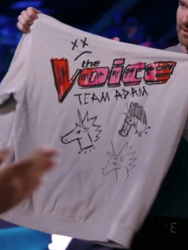 The Voice S27 Team Adam Levine Hoodie The Voice S27 Team Adam Levine Hoodie