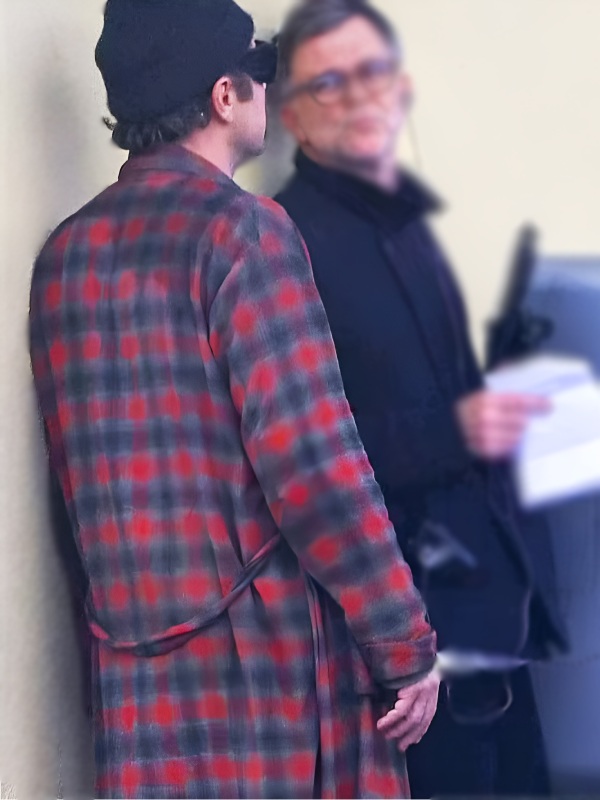 One Battle After Another 2025 Leonardo DiCaprio Coat Bob Ferguson Film One Battle After Another 2025 Leonardo DiCaprio Plaid Coat