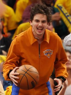Timothee Chalamet Knicks Game Six Jacket _ Trending NBA Jacket