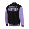 Unisex Golden State Valkyries FISLL Eclipse Black Full-Snap Varsity Jacket