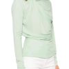 The Today Show 2025 Jill Martin Mint Green Drape Asymmetric Top