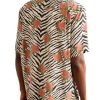 The Today Show 2025 Jason Momoa Floral Zebra Print Camp Shirt