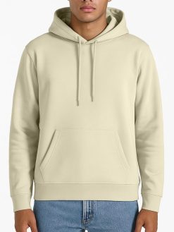 Unisex Off White Pullover Hoodie