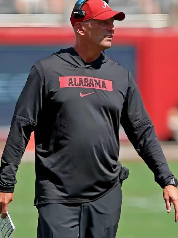 Alabama Kalen Black Hoodie Black Hoodie Alabama Kalen Deboer