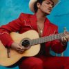 The Romantic Album Official Music Video Risk It All Bruno Mars Red Country Western Suit