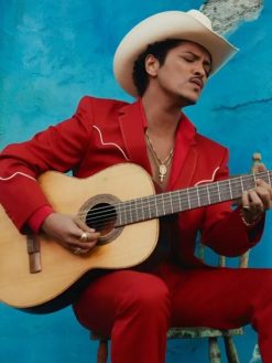 The Romantic Album Official Music Video Risk It All Bruno Mars Red Country Western Suit