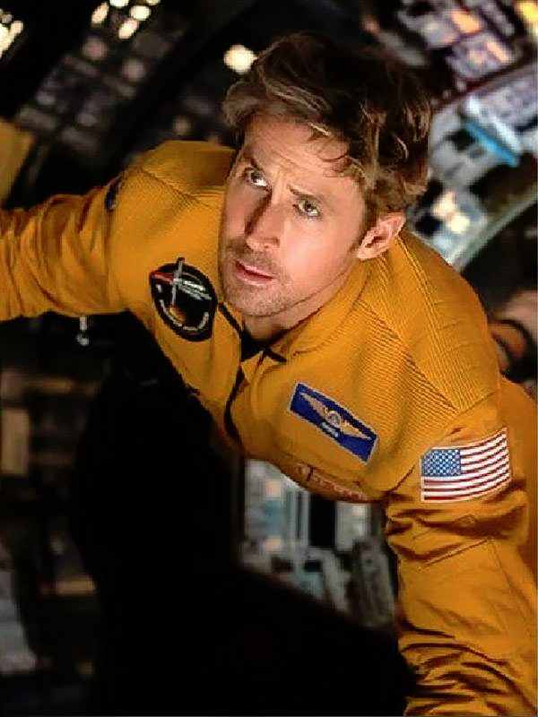 Movie Project Hail Mary 2026 Ryan Gosling Cotton Zip-Up Yellow Jumpsuit - Unisex Movie Project Hail Mary 2026 Ryan Gosling Yellow Jumpsuit