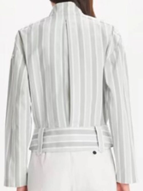 Sebree Outfit Summer House S10 Levi Sebree Striped Shirt - Hit Jacket