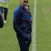Jason Sudeikis TV Series Ted Lasso Season 4 Full Zip Stripes Track Coach Jacket in Blue