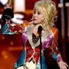 51st ACM Awards Dolly Parton Colorful Patchwork Blazer