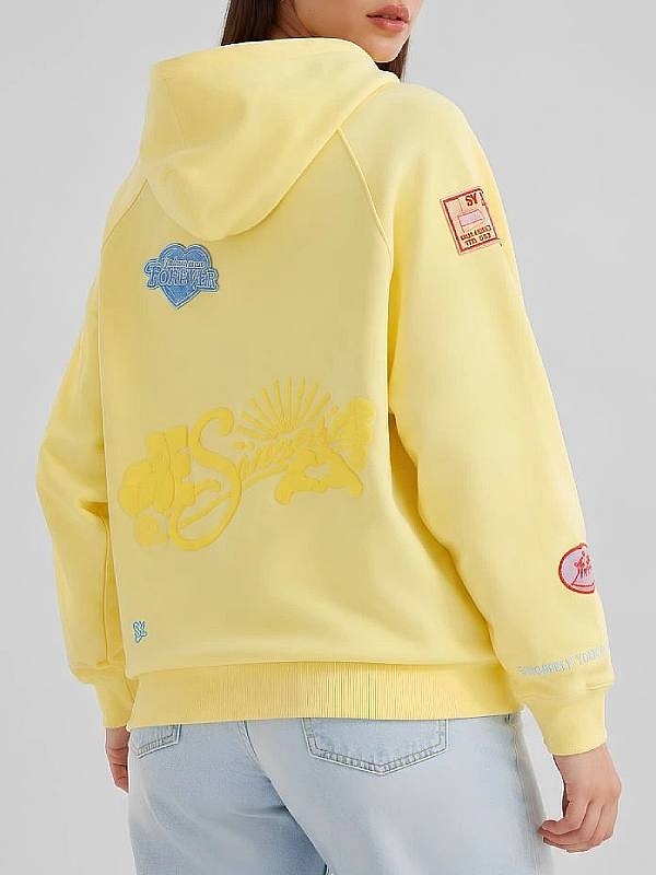 Sincerely Yours The Anniversary Yellow Hoodie - Unisex Salish Matter 2026 Sincerely Yours The Anniversary Pullover Hoodie - Yellow